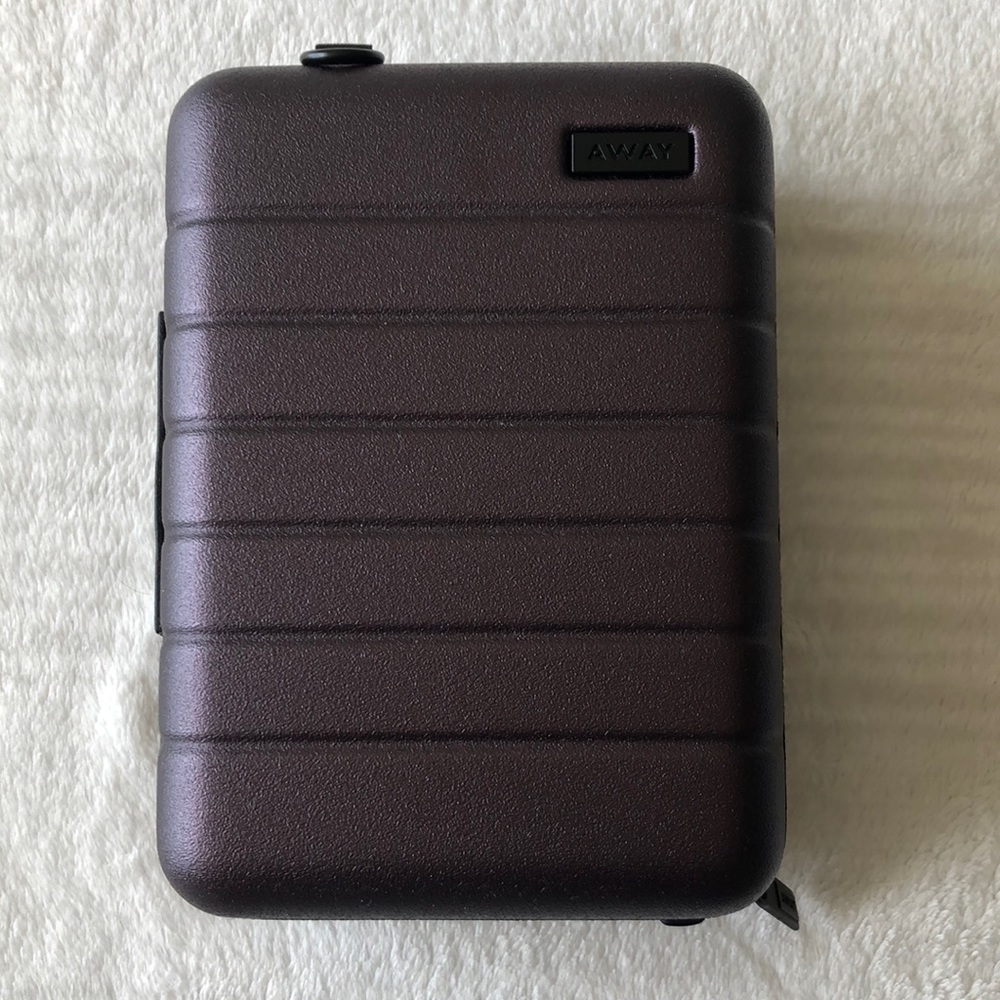*NEW* Away Mini Suitcase - iridescent purple
